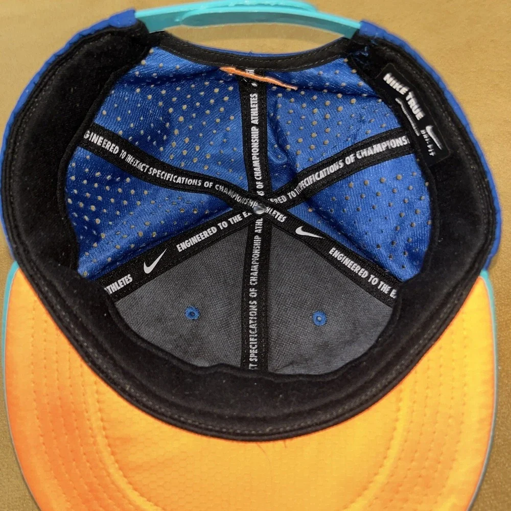 Nike Kids KD Hat Adjustable Basketball SnapBack Aqua Orange Kevin Durant Dri Fit